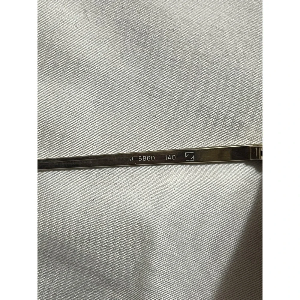 AUTHENTIC ZEISS WEST GERMANY 5860 GOLD EYEGLASSES FRAME 57-17-140